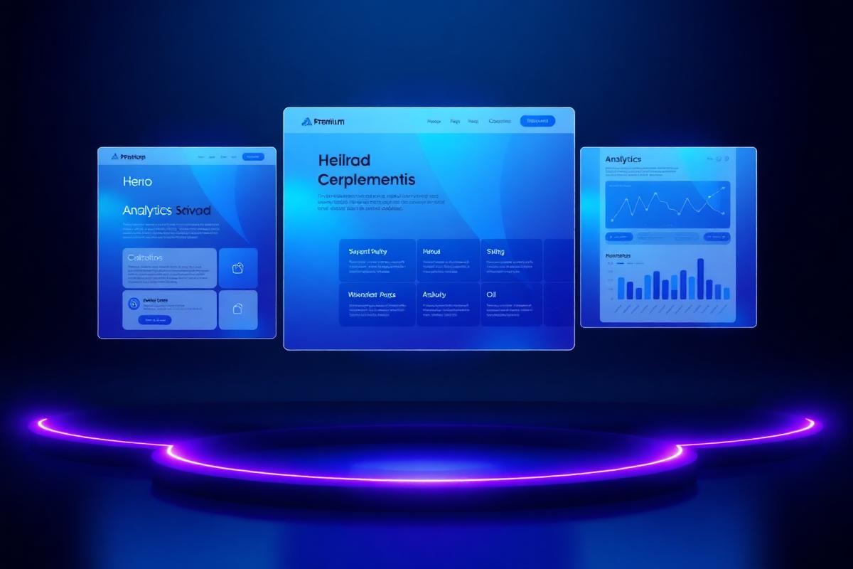 Business Website project preview — Conversion-focused website for a fintech advisory firm